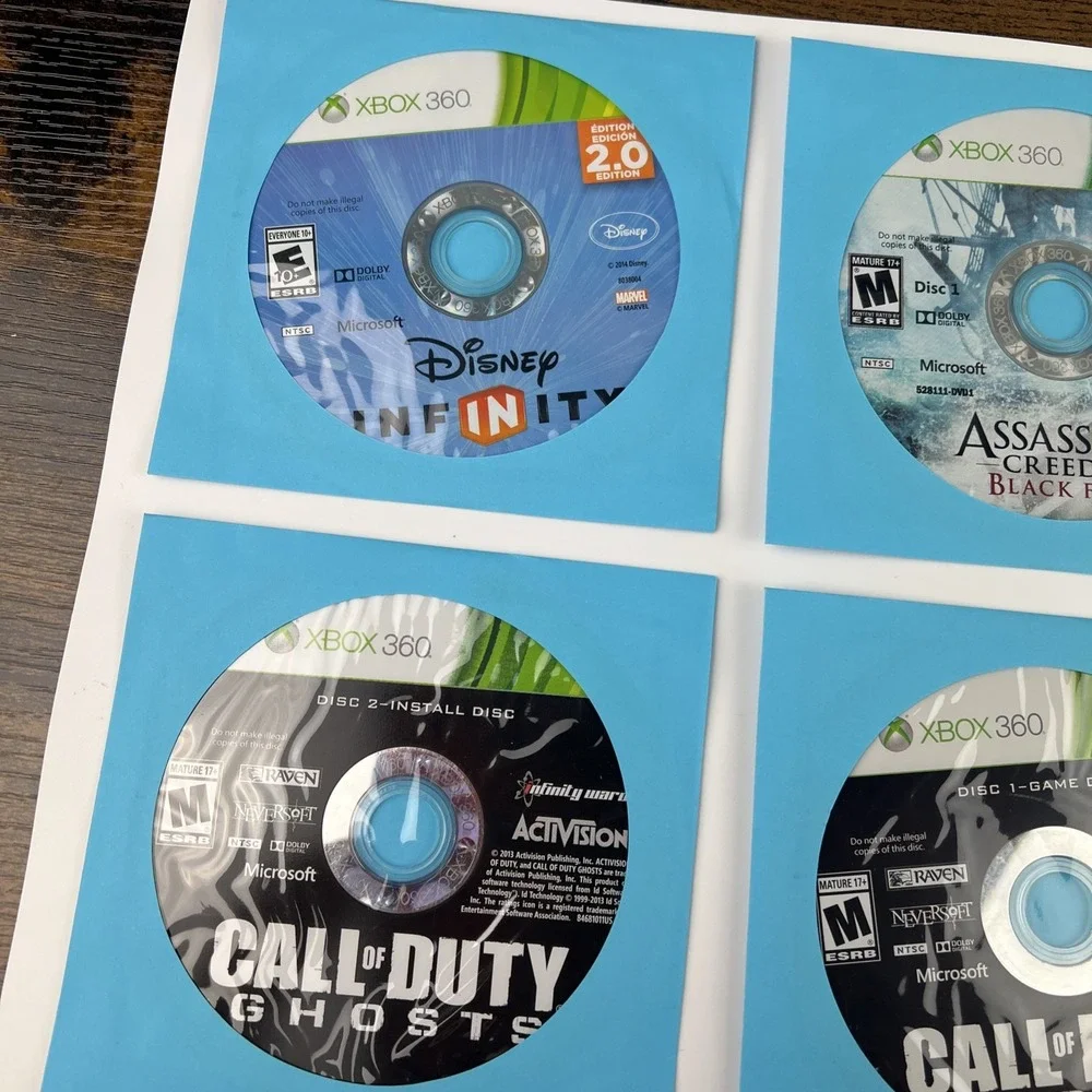 Multi Platform Loose Discs Video Game - Lot Of 50 - AS IS Untested Scratches #6